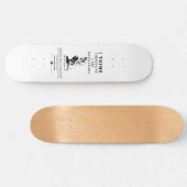 Ik denk dus dat ik gevaarlijk ben skateboard (Horizontaal)