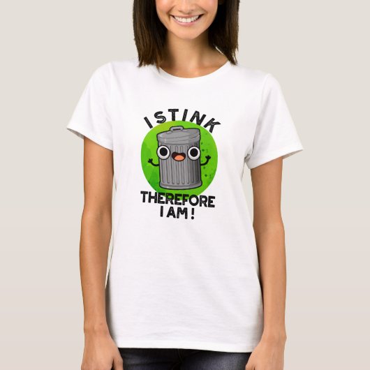 Ik denk dus dat ik grappige prun ben t-shirt (Voorkant)