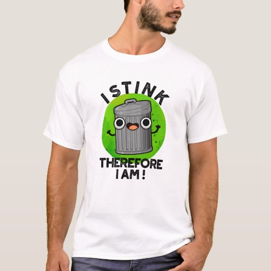 Ik denk dus dat ik grappige prun ben t-shirt (Voorkant)