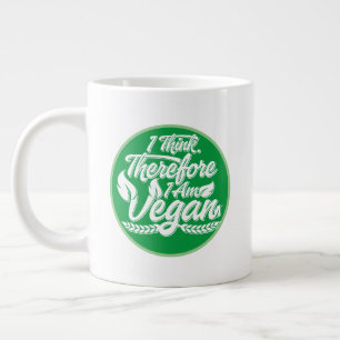 Ik denk dus dat ik Vegan ben Extra Grote Beker