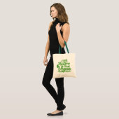 Ik denk dus dat ik Vegan ben Tote Bag (Voorkant (model))
