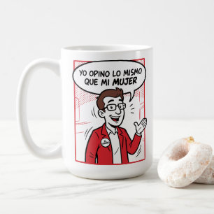 Ik denk er hetzelfde over koffiemok