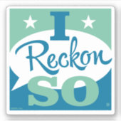 Ik denk het wel sticker (Voorkant)