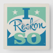 Ik denk het wel vierkante klok (Voorkant)