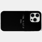 Ik denk... ik heb geen ideeën meer Case-Mate iPhone case (Achterkant (horizontaal))
