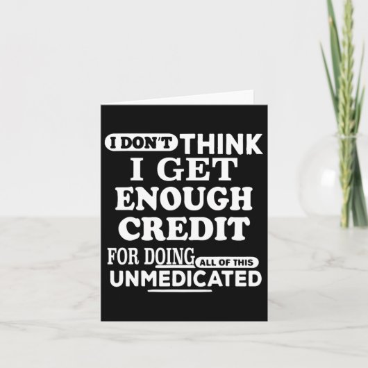 Ik denk niet dat ik genoeg credits krijg om het al kaart (Voorkant)