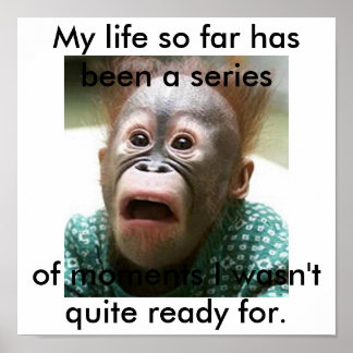 Ik denk niet dat ik klaar ben voor het leven poster