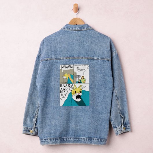 Ik denk niet dat ze dat leuk vindt denim jacket (Hangar)