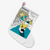 Ik denk niet dat ze dat leuk vindt grote kerstsok (Voorkant (Hangend))