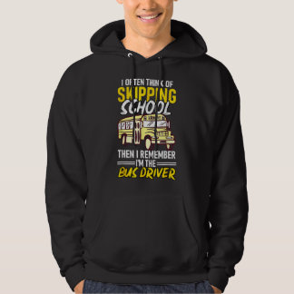 Ik denk vaak aan het overslaan van scholieren-busc hoodie