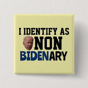 IK DENTIFICEER ALS NIET-BIDENAIRE BUTTONNEN VAN BI VIERKANTE BUTTON 5,1 CM