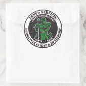 Ik dien...ik rij Sticker (Tas)