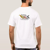 Ik doe al mijn eigen stunts (Licht Shirt) T-shirt (Achterkant)