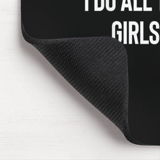 Ik doe alle meisjes wimpers Tech Lash Artist Muismat (Hoek)