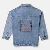 Ik doe alles met liefde denim jacket (Achterkant)