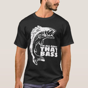 Ik doe alles voor die baars - vissen  t-shirt