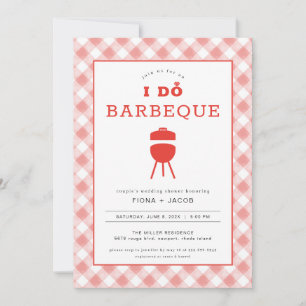 Ik Doe Barbecue Koppels Douche Uitnodiging BBQ Uit