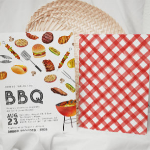 Ik doe BBQ BBQ Trouwfeest Borrel Kaart