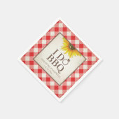 Ik doe BBQ decoratie ideeën Servet (Hoek)