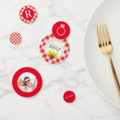 Ik doe BBQ Gingham Wedding Shower Confetti (Groep)