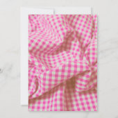 Ik doe BBQ koppels douchen | Rustic Pink Floral Kaart (Achterkant)