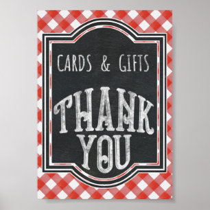 Ik Doe BBQ Koppel's Gemengde Verlovingsfeest Cadea Poster