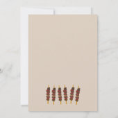 Ik doe BBQ met Barbecue Stok Grill Kaart (Achterkant)