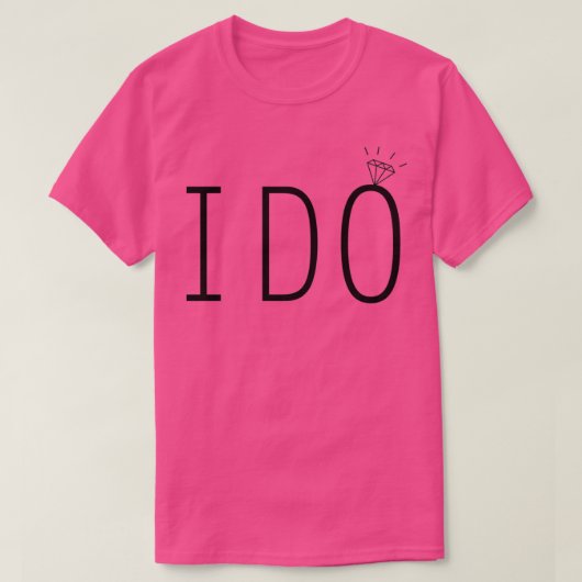 Ik doe bruid masker t-shirt (Design voorkant)