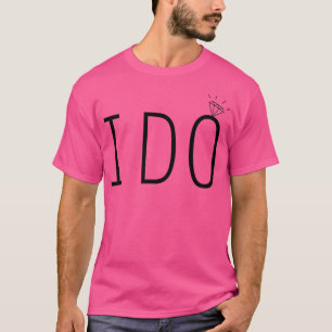 Ik doe bruid masker t-shirt