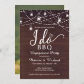 Ik doe de uitnodiging van de BQ Rustic Engagement  (Voorkant / Achterkant)