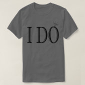 Ik doe diamanten bruid t-shirt (Design voorkant)