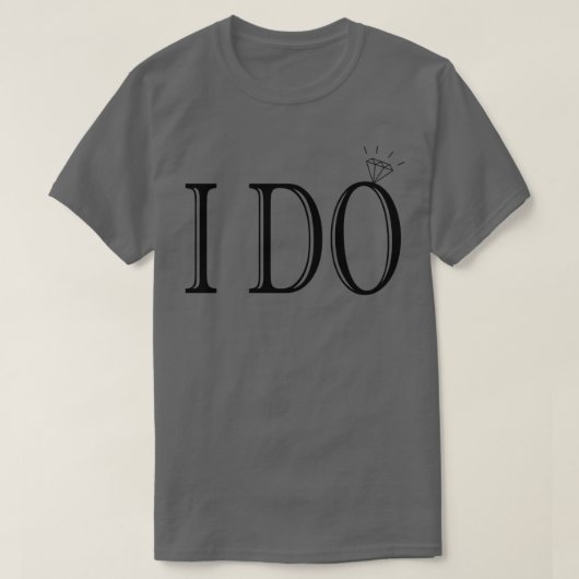 Ik doe diamanten bruid t-shirt (Design voorkant)