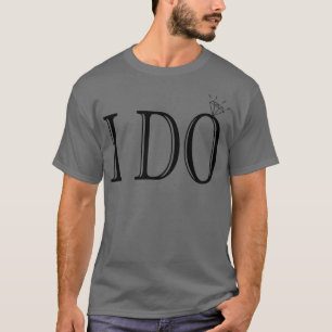 Ik doe diamanten bruid t-shirt