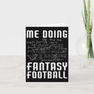 Ik doe Fantasy Football Draft Day grappige fantasy Kaart