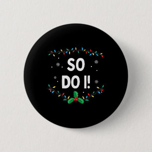Ik doe geen bijpassende kerst familie outfits zo d ronde button 5,7 cm