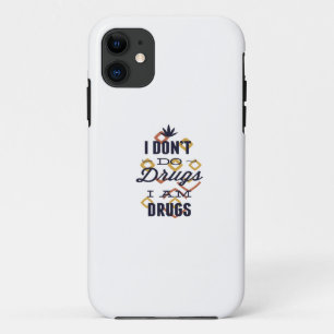 Ik doe geen drugs. iPhone 11 hoesje