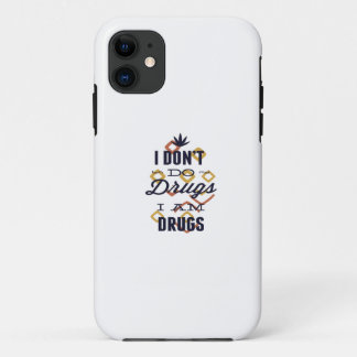 Ik doe geen drugs. iPhone 11 hoesje