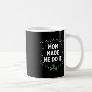 Ik doe geen overeenkomende kerstoutfits die mam me koffiemok