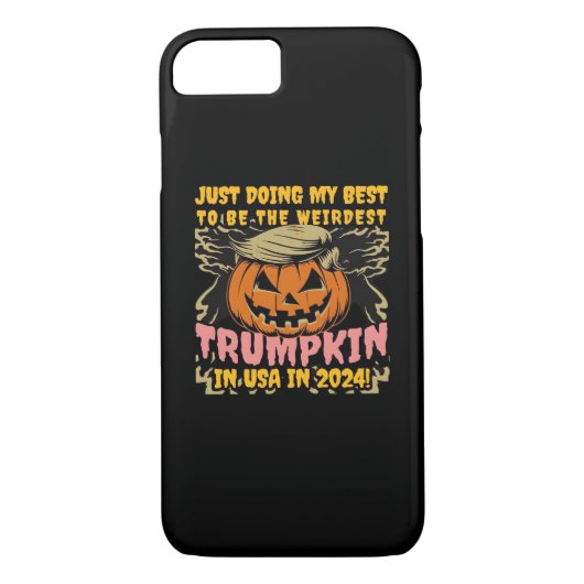 Ik doe gewoon mijn vreemdste Trumpkin USA Classic Case-Mate iPhone Case (Achterkant)