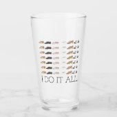 Ik doe het allemaal dansleraar ballet Tap Jazz Sho Glas (Voorkant)