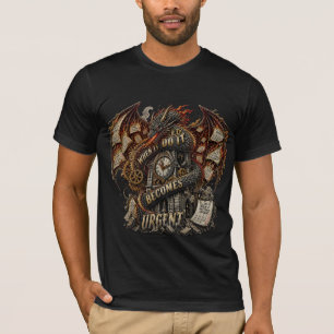 Ik Doe Het Als Het Dringend Wordt – Grappige Draak T-shirt