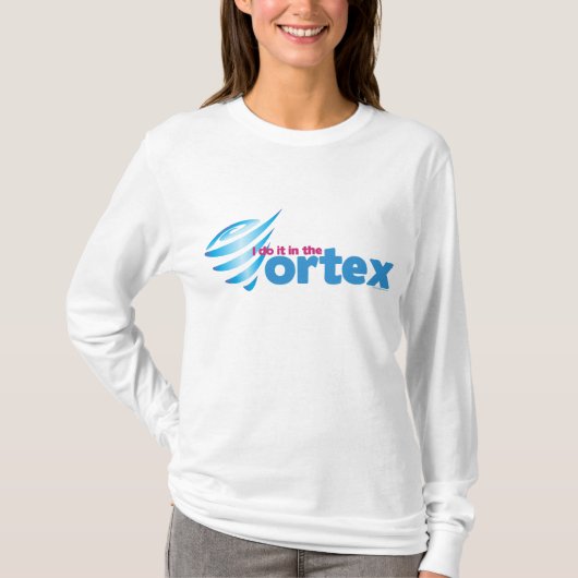 Ik doe het in de Vortex Dames Long Sleeve Hoody (Voorkant)