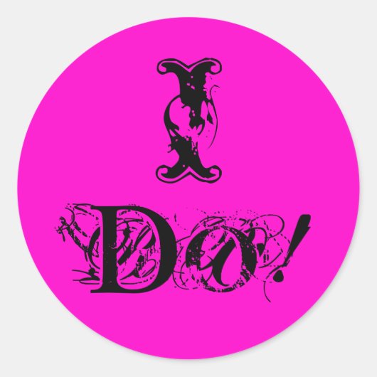 Ik doe het ronde sticker (Voorkant)