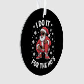 Ik doe het voor de Amerikaanse kerstman Ornament (voorkant)