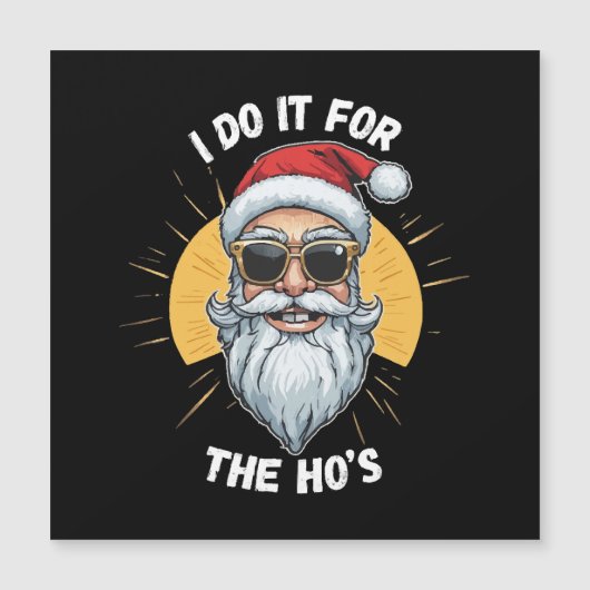 Ik doe het voor de Ho's Funny Christmas santa (Voorkant)