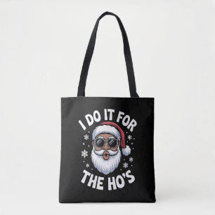 Ik doe het voor de Hos Kerstmis Afro-Amerikaans Draagtas