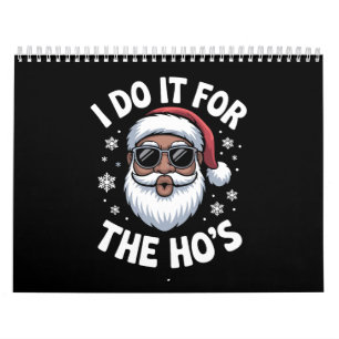Ik doe het voor de Hos Kerstmis Afro-Amerikaans  Kalender