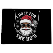 Ik doe het voor de kerstman in Afrika Groot Cadeauzakje (Voorkant)