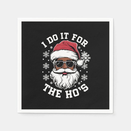 Ik doe het voor de kerstman in Afrika Servet (Voorkant)