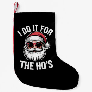 Ik doe het voor de Vintage van de kerstman Kleine Kerstsok